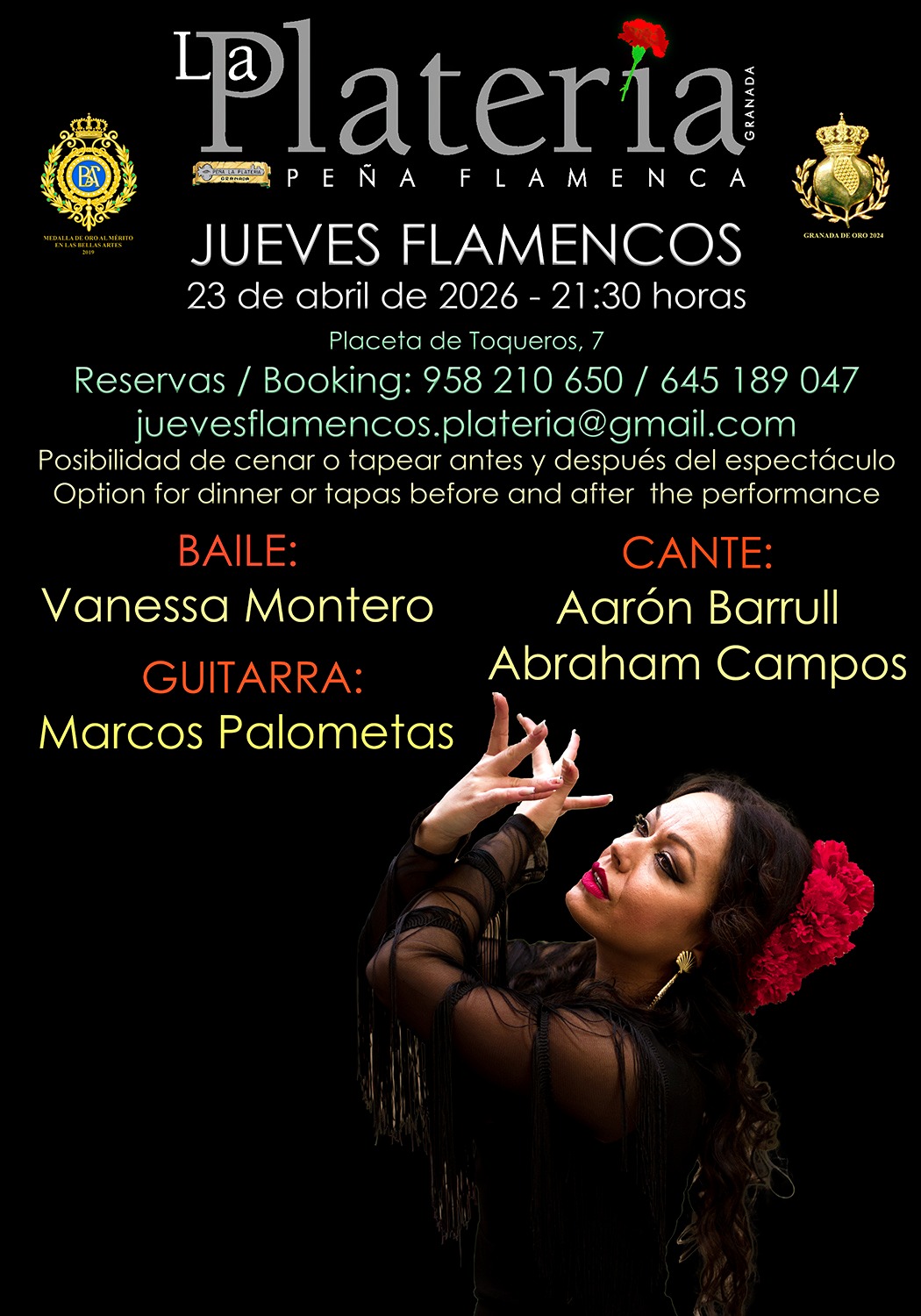 Jueves Flamenco 23 de Abril de 2026
