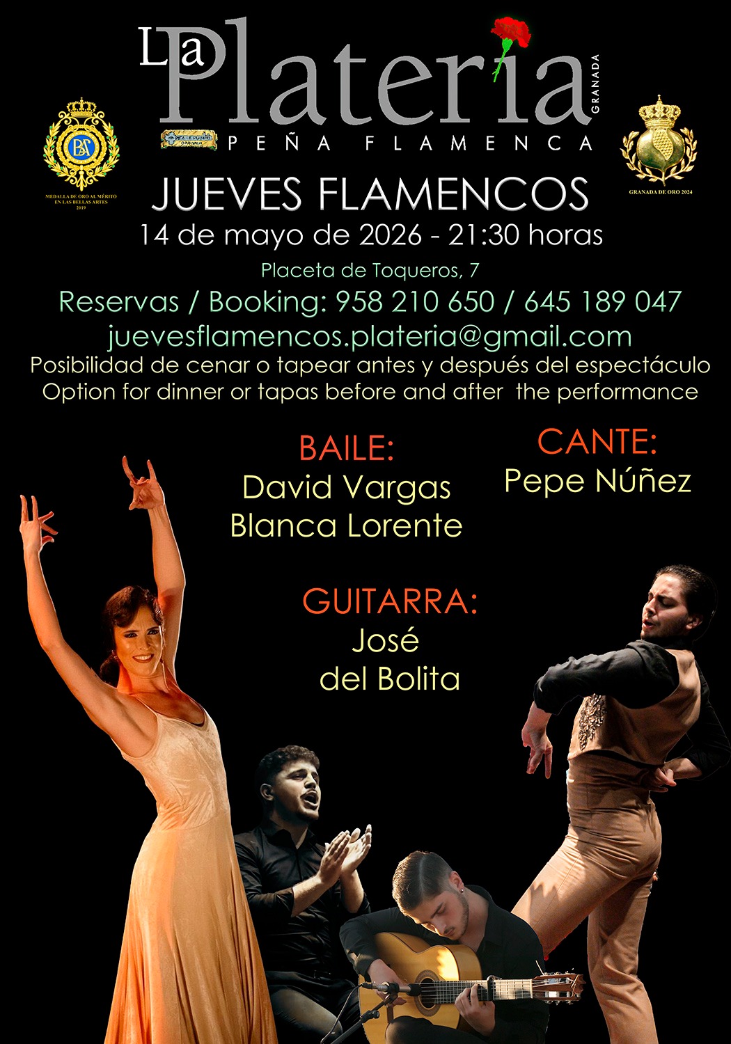 Jueves Flamenco 14 de Mayo de 2026