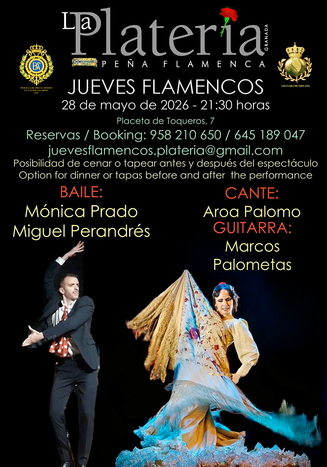 Jueves Flamenco 28 de Mayo de 2026