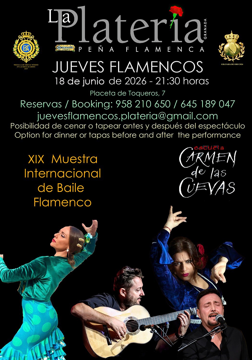 Jueves Flamenco 18 de Junio de 2026