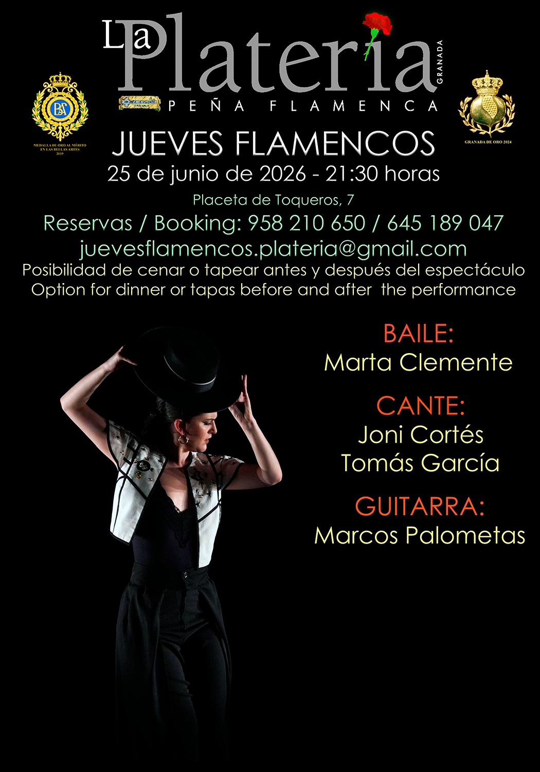 Jueves Flamenco 25 de Junio de 2026