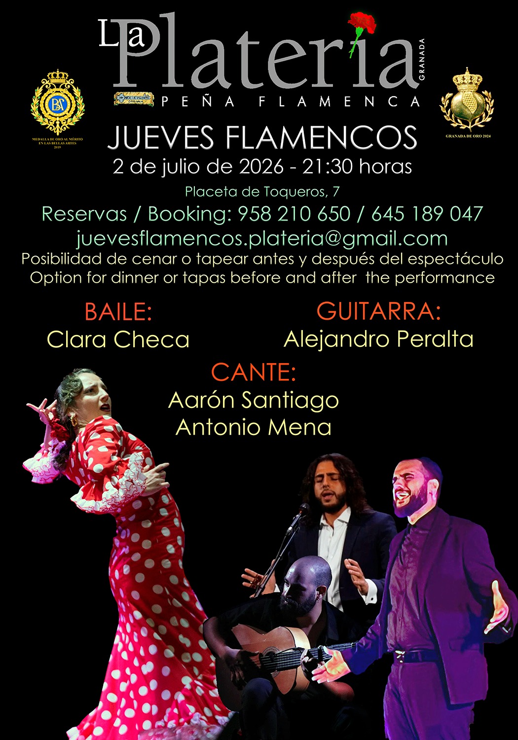 Jueves Flamenco 2 de Julio de 2026