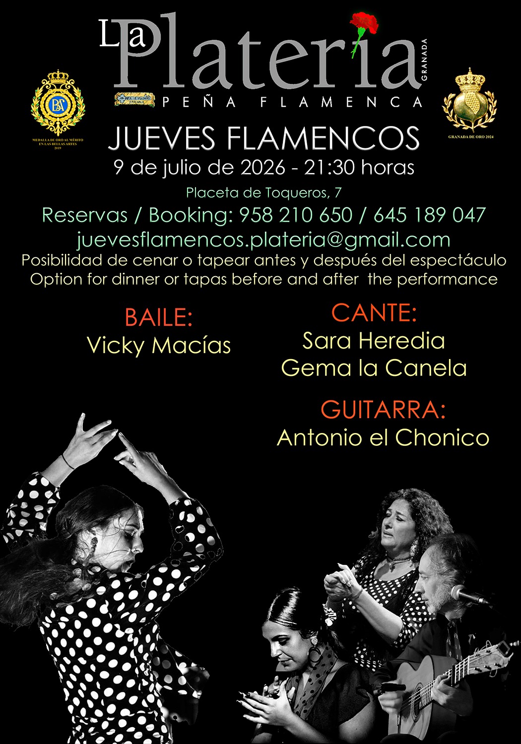 Jueves Flamenco 9 de Julio de 2026