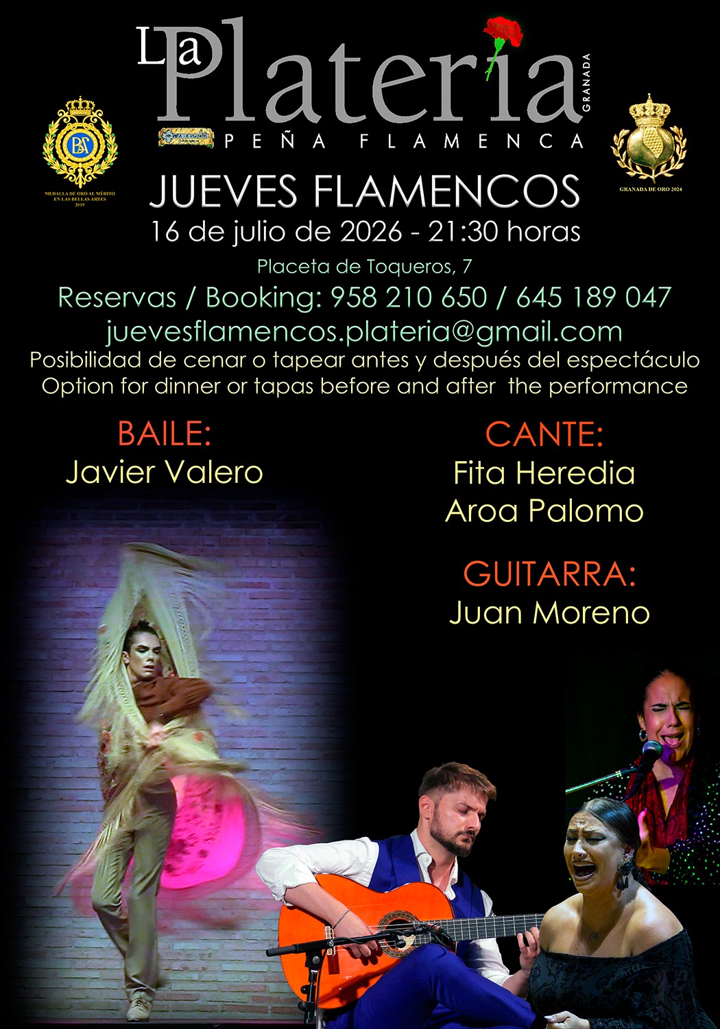 Jueves Flamenco 16 de Julio de 2026
