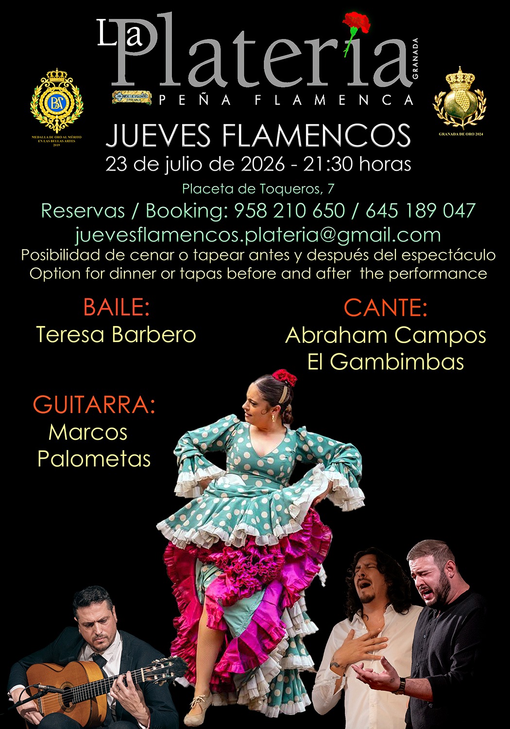 Jueves Flamenco 23 de Julio de 2026