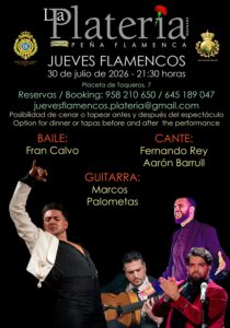 Jueves Flamenco 30 de Julio de 2026