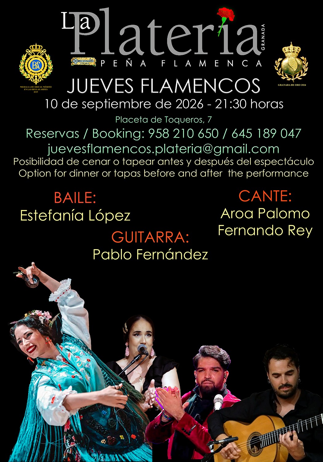 Jueves Flamenco 10 de Septiembre de 2026