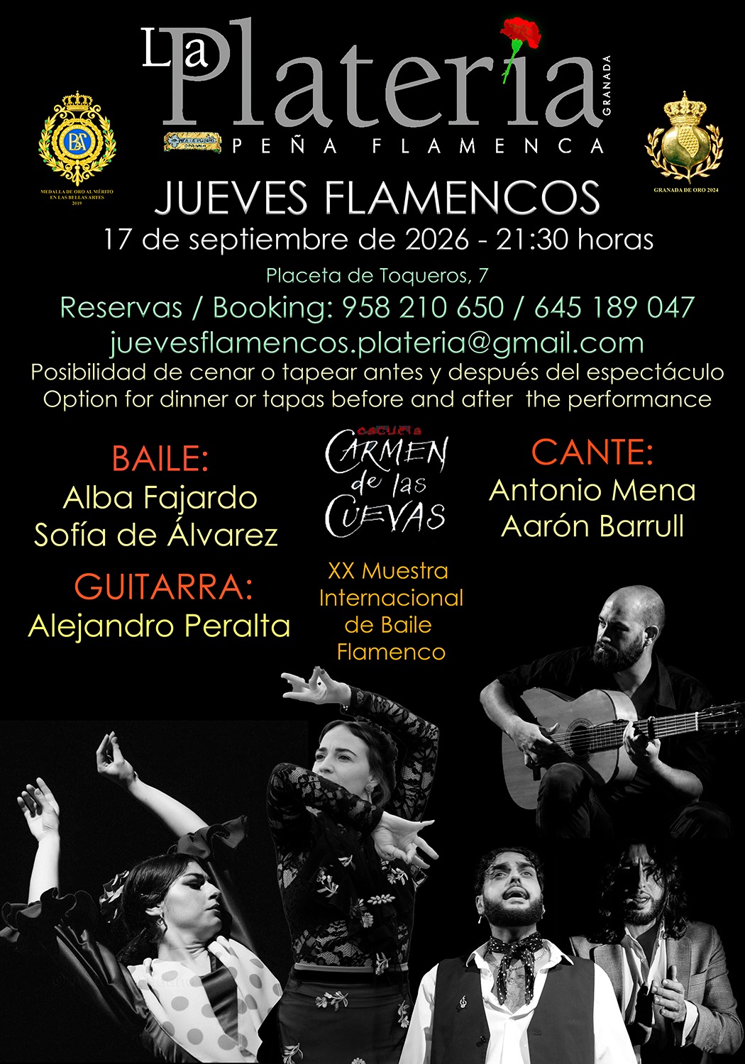 Jueves Flamenco 17 de Septiembre de 2026