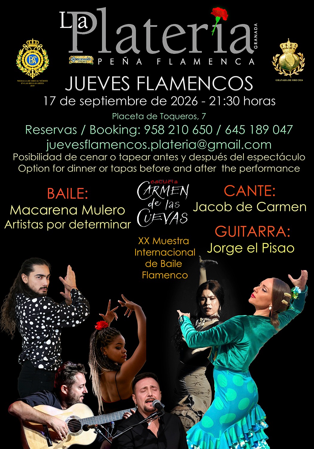 Jueves Flamenco 17 de Septiembre de 2026