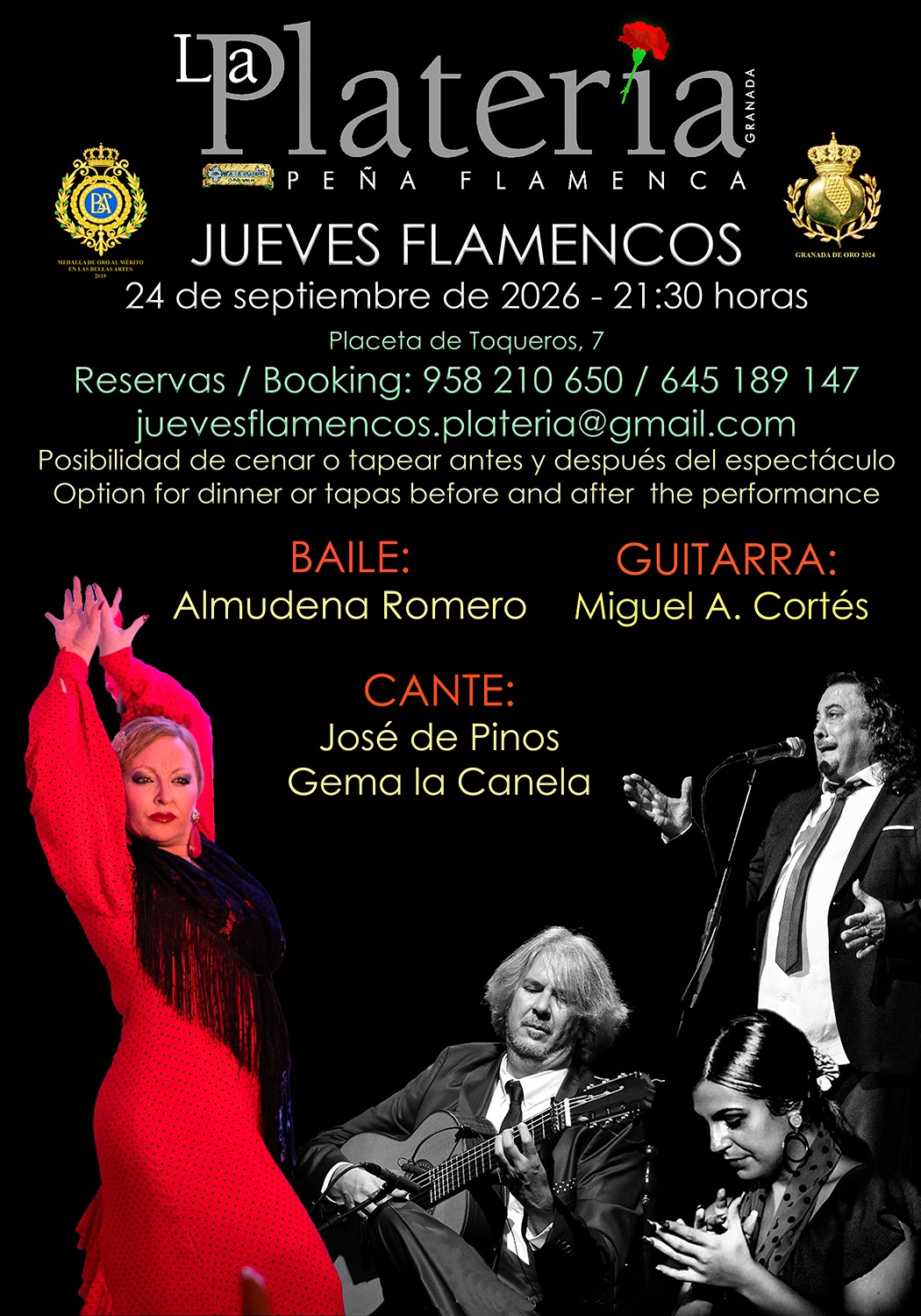 Jueves Flamenco 24 de Septiembre de 2026