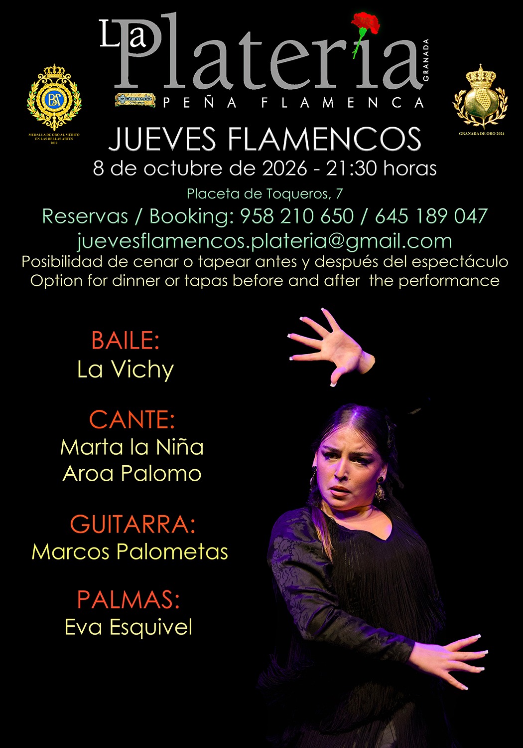 Jueves Flamenco 8 de Octubre de 2026