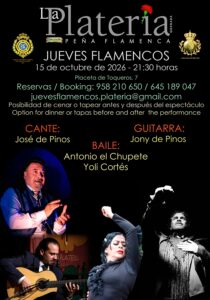 Jueves Flamenco 15 de Octubre de 2026