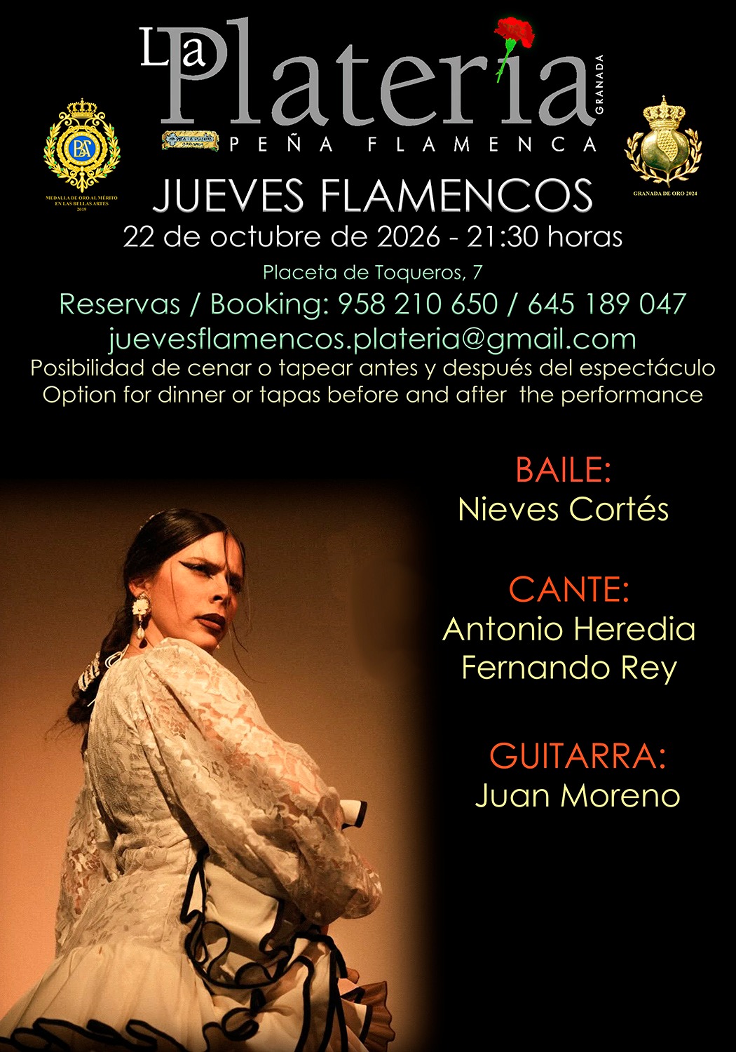 Jueves Flamenco 22 de Octubre de 2026