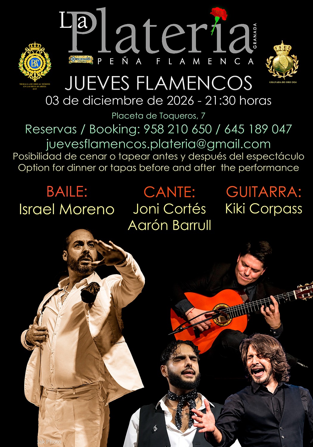 Jueves Flamenco 3 de Diciembre de 2026